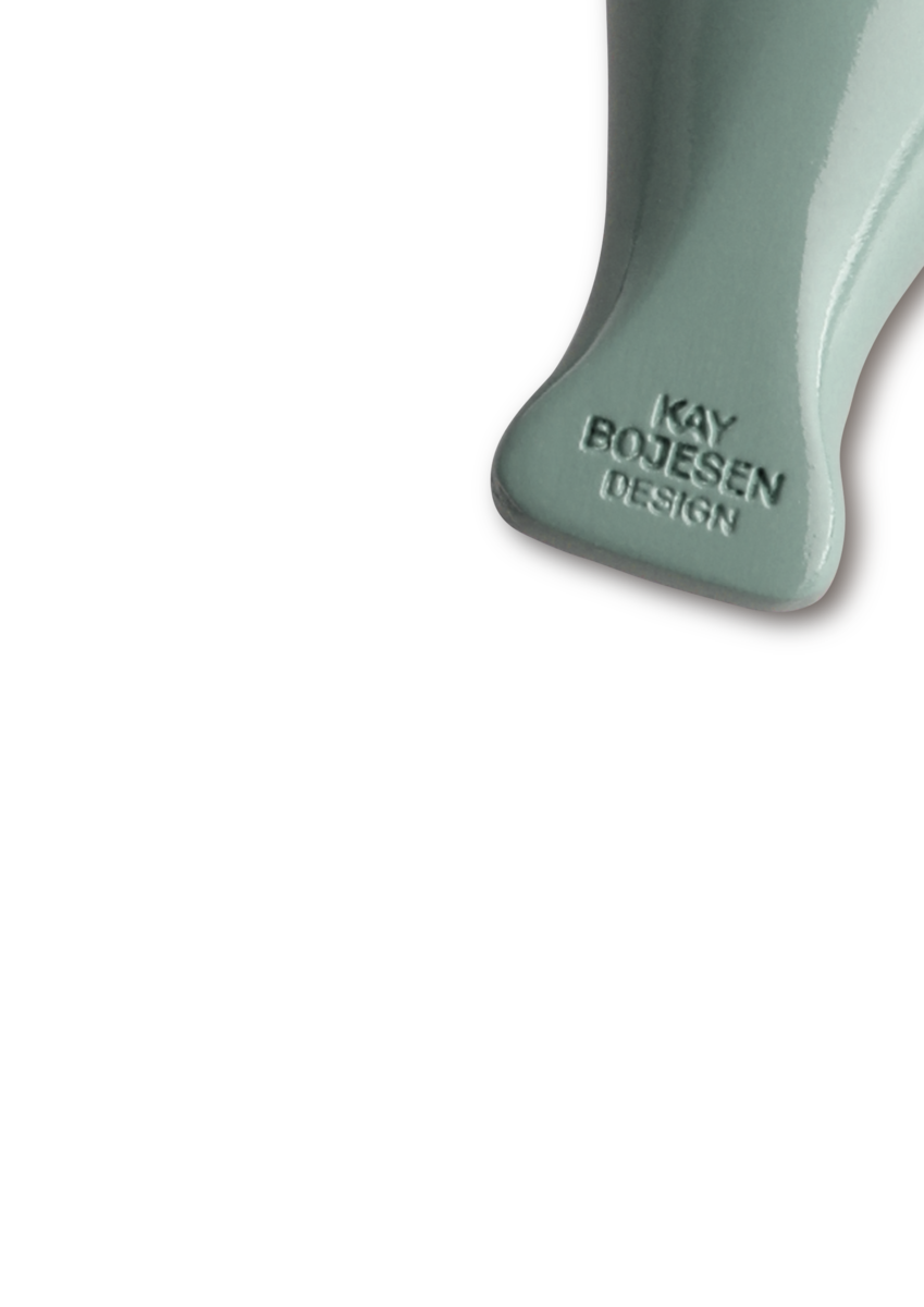 Fugl Sølvtonet nøglering - grøn